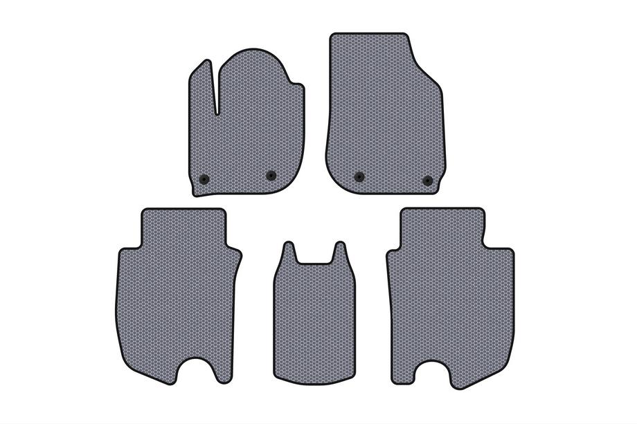 Honda FIT/Jazz 2014–2020 Gummimatten Carsuit (HB, Hybrid, grau) Image