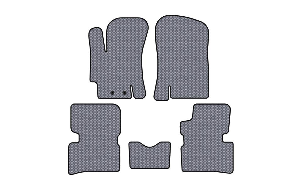 Hyundai Accent 2006-2010 Gummimatten Carsuit (SD, Grau) Image
