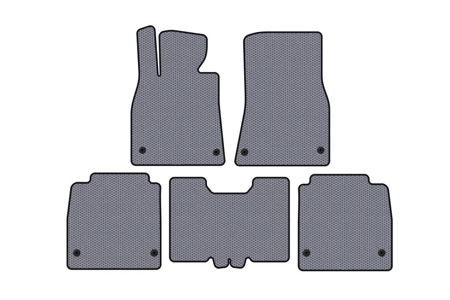 Lexus LS 2007-2017 Gummimatten Carsuit (2007-2010, SD, Langversion, grau) Image