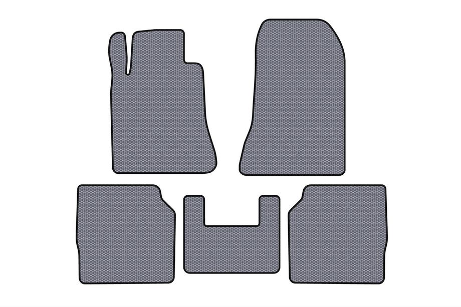 Mercedes S-class W140 1991-1998 Gummimatten Carsuit (SD, Langversion, Grau) Image