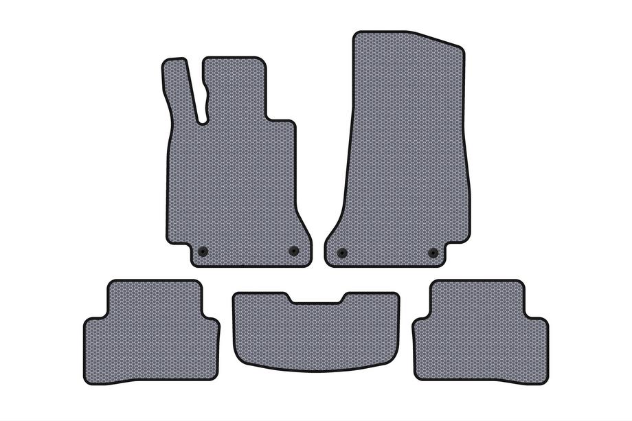 Mercedes C-class W205 2014-2021 Gummimatten Carsuit (SD, Grau) Foto 1