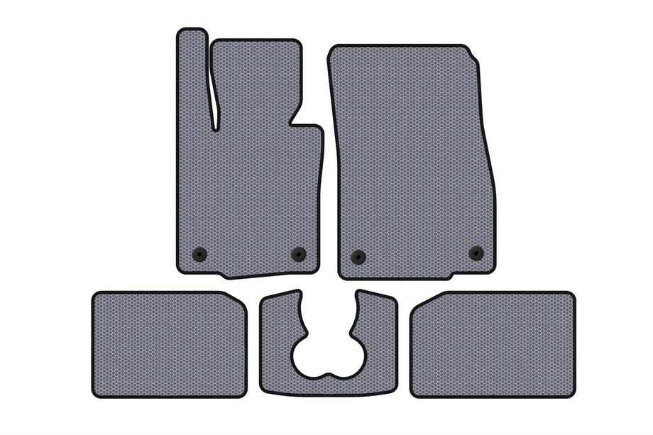 Mini Cooper F55/56/57 2014-2023 Gummimatten Carsuit (für S F55, 5-türig, grau) Foto 1