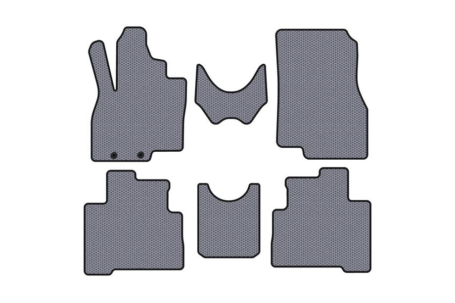 Mitsubishi Grandis 2003-2011 Gummimatten Carsuit (2 Reihen, Grau) Image