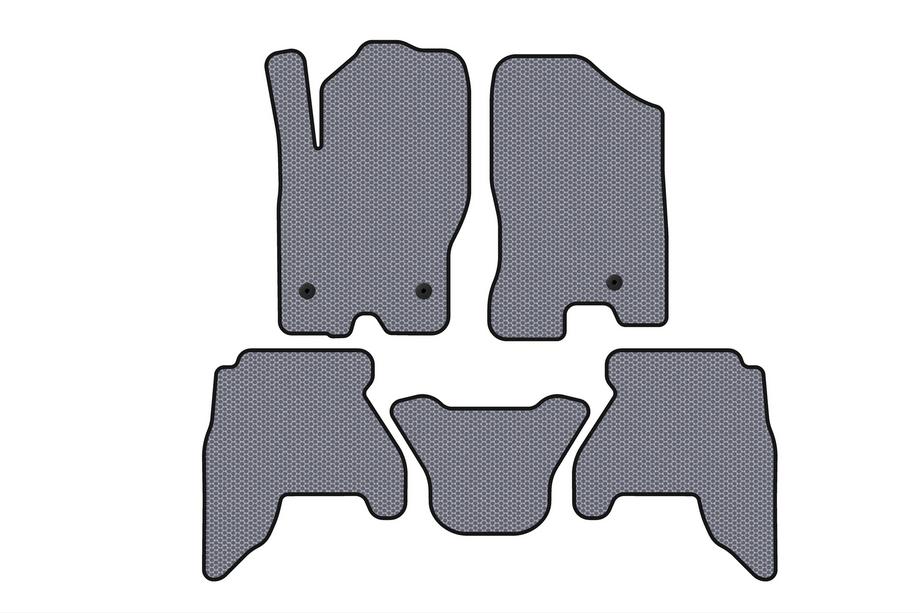 Nissan Pathfinder R51 2005-2014 Gummifußmatten Carsuit V1 (2 Reihen, grau, 2010-2014) Image