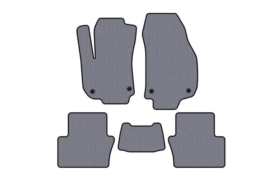 Opel Zafira B 2005–2011 Gummimatten Carsuit (2 Reihen, Grau) Image