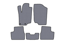 Peugeot 207 2006–2014 Gummimatten Carsuit (HB, 5-türig, grau) Foto 1