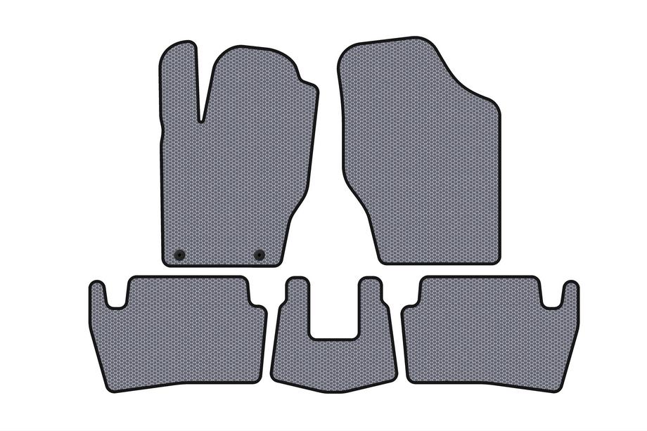 Peugeot 307 2001-2008 Gummimatten Carsuit (2001-2005, HB, 5-türig, grau) Image