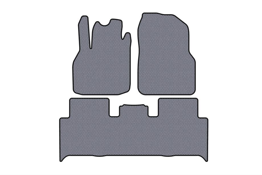 Renault Scenic/Grand 2003-2009 Gummimatten Carsuit (2 Reihen, Grau) Foto 1