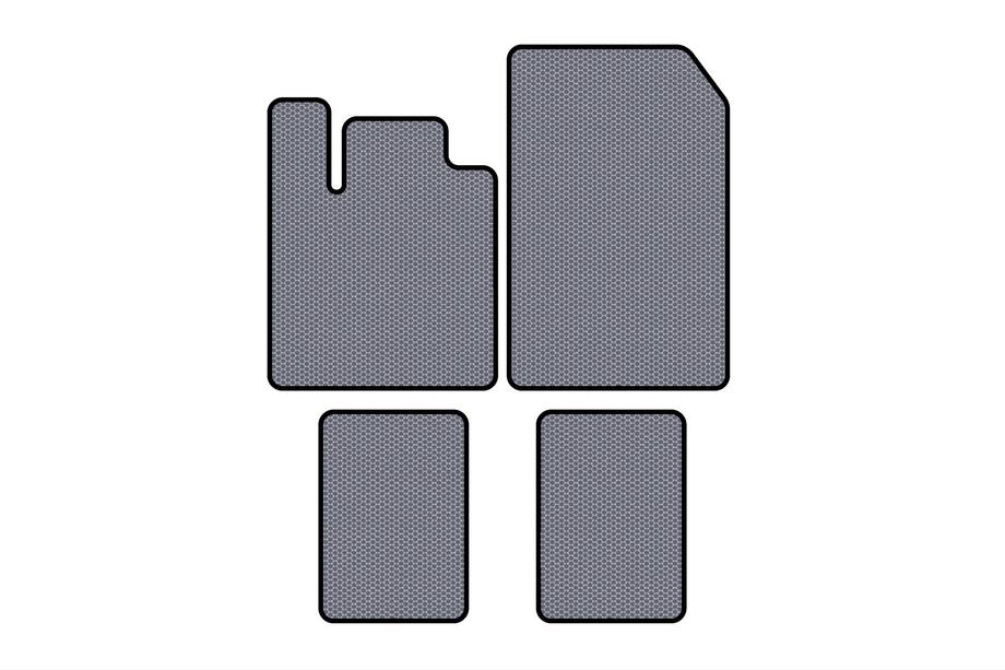 Renault Twingo 2007-2014 Gummimatten Carsuit (Grau) Image