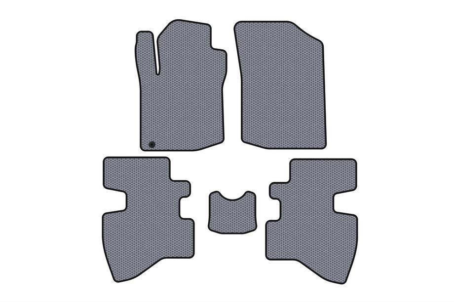 Toyota Aygo 2007-2014 Gummimatten Carsuit (2007-2009, HB, 3-Türer, grau) Foto 1