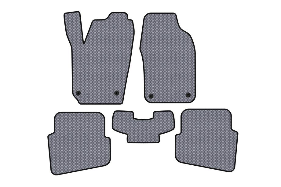 Volkswagen Polo 2001-2009 Gummimatten Carsuit (HB, 3/5-türig, grau) Foto 1
