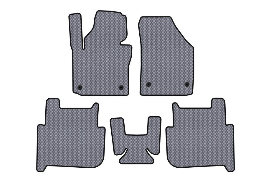 Volkswagen Touran 2003-2010 Gummimatten Carsuit (2 Reihen, 2006-2010, 7-Sitzer, grau) Foto 1