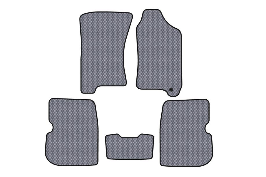 Subaru Forester 1997-2002 Gummimatten Carsuit (Rechtslenker, grau) Image