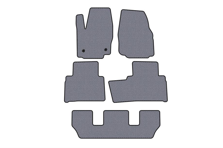 Ford Galaxy 2007-2015 Gummimatten Carsuit (3 Reihen, grau) Image