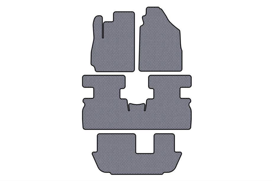 Jetour X70 2018- Gummimatten Carsuit (3 Reihen, grau) Image