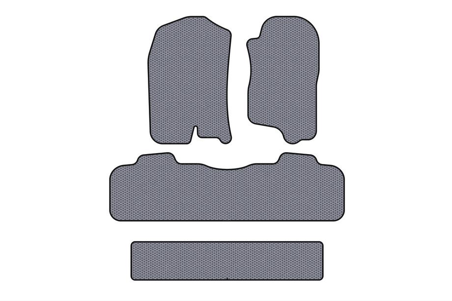 Chevrolet Tahoe 2007-2014 Gummimatten Carsuit (3 Reihen, 2007-2014, grau) Foto 1