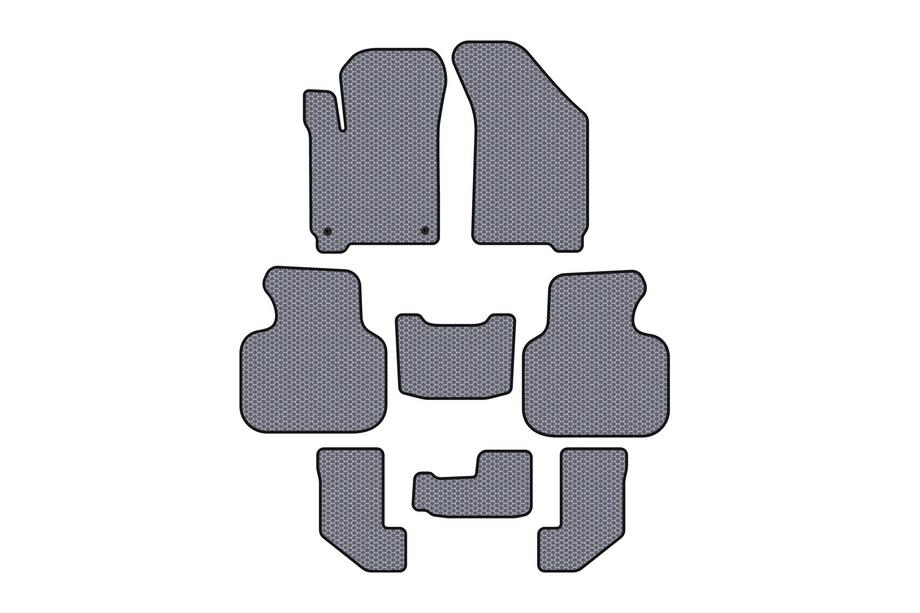 Dodge Journey 2008-2020 Gummimatten Carsuit (2008-2011, 3 Reihen, grau) Image