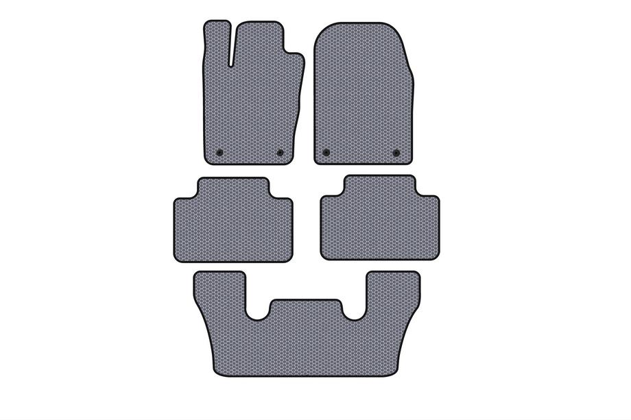 Dodge Durango 2010- Gummimatten Carsuit (3 Reihen, grau) Image