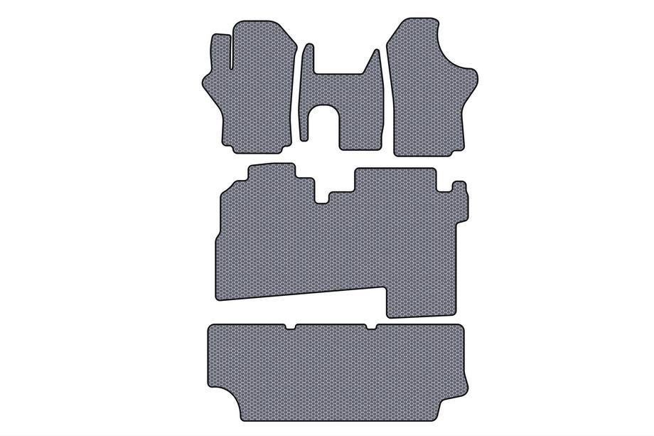 Hyundai H200, H1, Starex 1998-2007 Gummimatten Carsuit (2004-2007, 3 Reihen, 8-Sitzer, grau) Foto 1