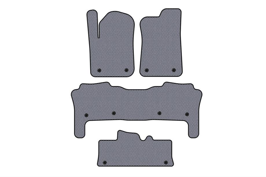 Infiniti QX56 2010-2013 Gummimatten Carsuit (3 Reihen, grau) Image