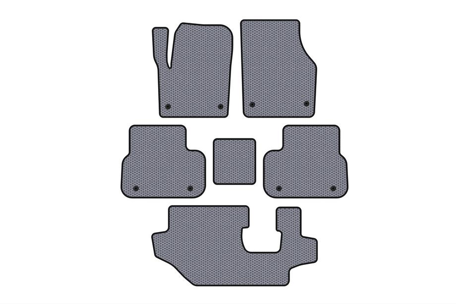 Land Rover Discovery Sport 2014- Gummimatten Carsuit (2014-2019, 3 Reihen, grau) Image
