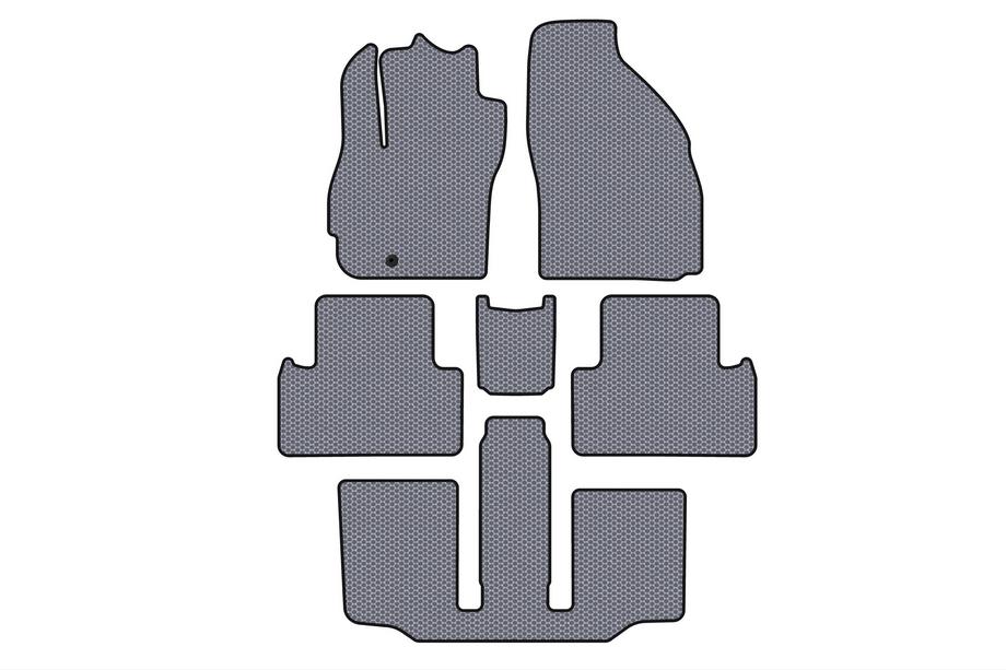 Mazda 5 2005-2009 Gummimatten Carsuit (3 Reihen, 7-Sitzer, grau) Image