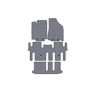 Gummimatten Carsuit (3 Reihen, grau) Nissan Pathfinder R52 2012-2021 Foto 1