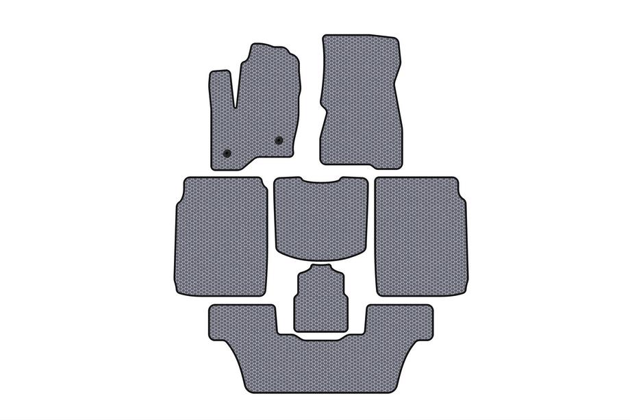 Ford Flex 2009-2019 Gummimatten Carsuit (3 Reihen, 2013-2019, grau) Image