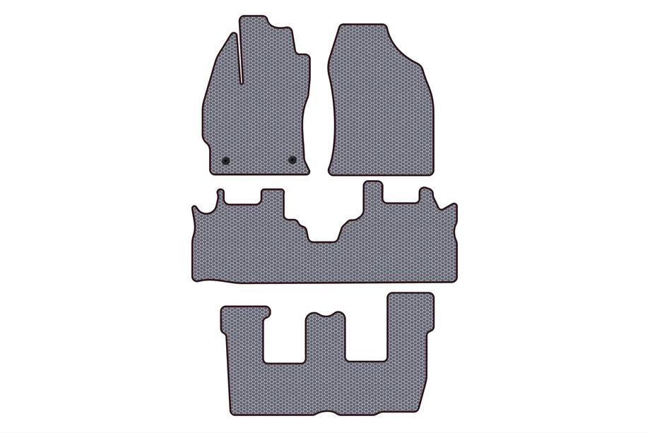 Toyota Prius Gummimatten Carsuit (3 Reihen, grau) Image