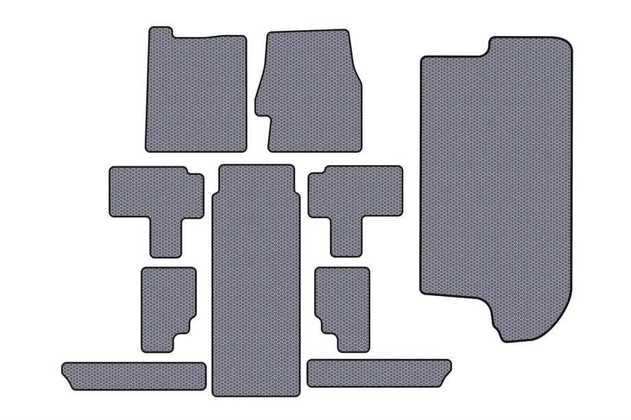 Kia Carnival 2002-2013 Gummimatten Carsuit (Komplettset, Grau) Foto 1