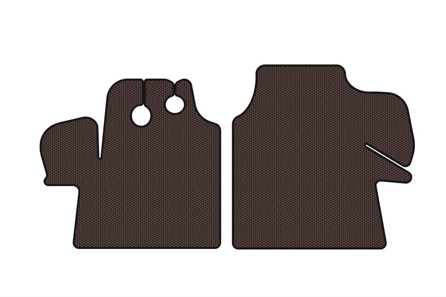 Fiat Ducato 1995-2006 Gummimatten Carsuit (2002-2006, braun) Image