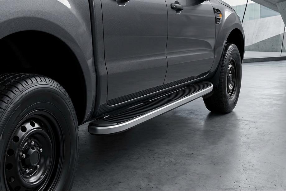 Ford Ranger 2007-2011 Seitenschweller Tayga Grey (2 Stk., Aluminium) Image