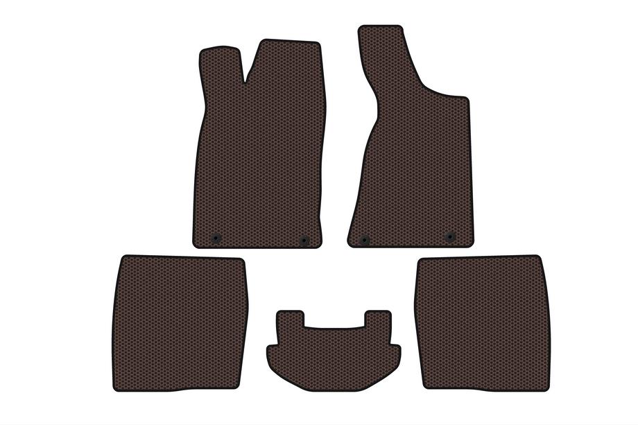 Audi 80/90 1987-1996 Gummifußmatten Carsuit (1987-1991, Sedan, braun) Image