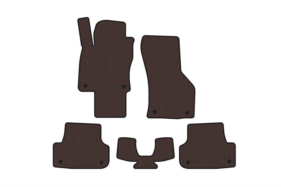 Audi A3 2012-2020 Gummimatten Carsuit (für E-tron, Sportback, braun) Image