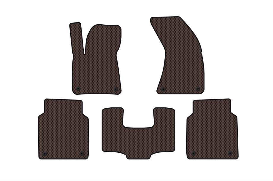Audi A8 2010-2018 Gummimatten Carsuit (Long, Braun) Image