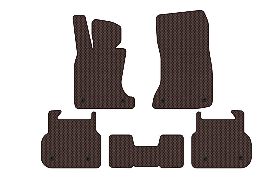 BMW 7 Series F01/F02 2008-2015 Gummimatten Carsuit (für F01, braun) Foto 1