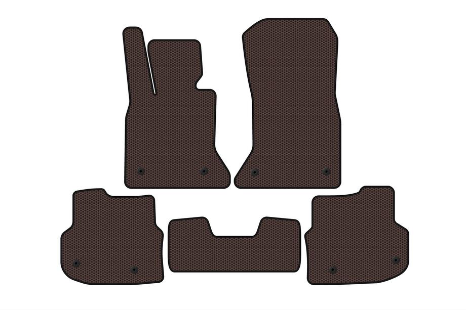 BMW 5 Series F10/F11 2010–2016 Gummimatten Carsuit 2010-2013 (Braun) Foto 1