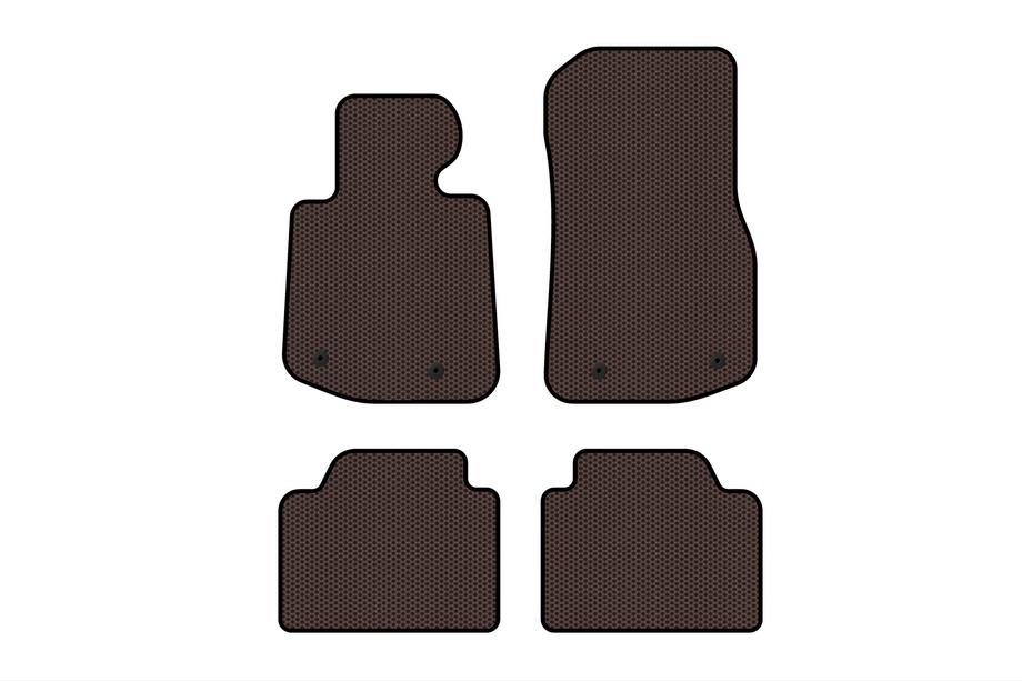 BMW 4 Series F32/F33/F36 2012-2020 Gummimatten Carsuit V2 (Braun) Image