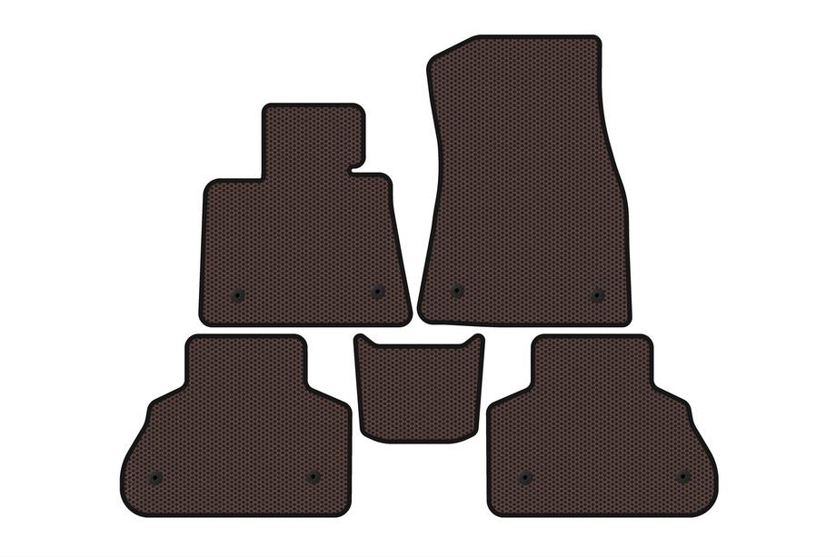 BMW X5 G05 2019–2026 Gummimatten Carsuit (Braun) Image