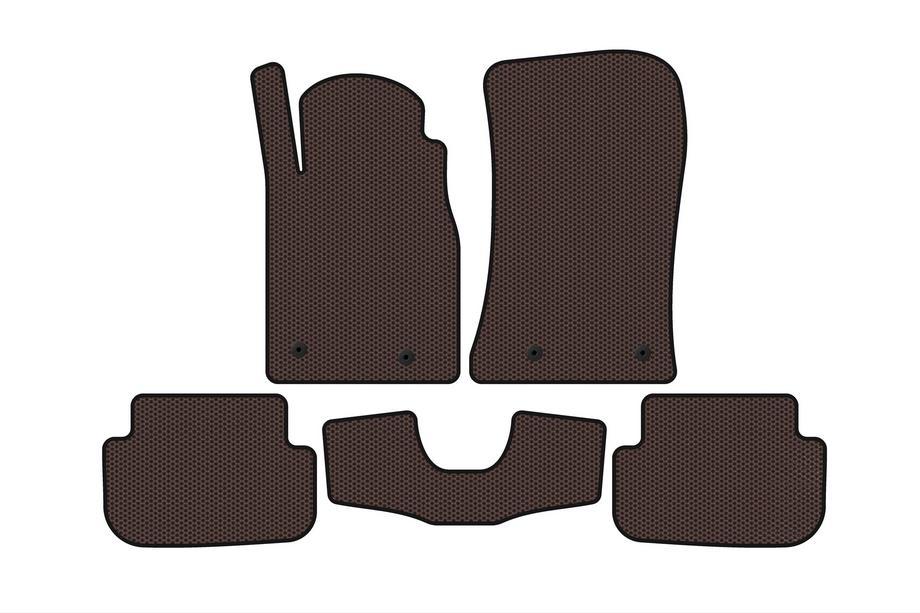 Chevrolet Camaro 2009-2015 Gummimatten Carsuit (Braun) Image