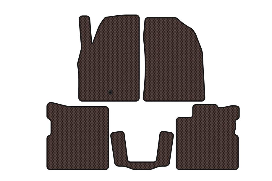 Chevrolet HHR 2005-2011 Gummimatten Carsuit (Braun) Image