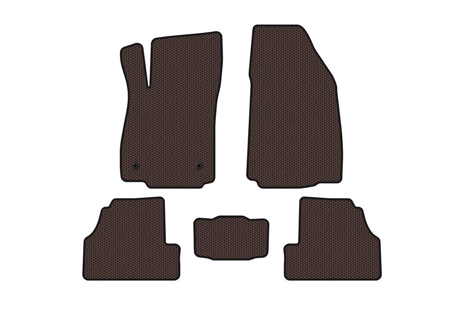 Chevrolet Trax 2012-2023 Gummimatten Carsuit (2012-2019, braun) Image