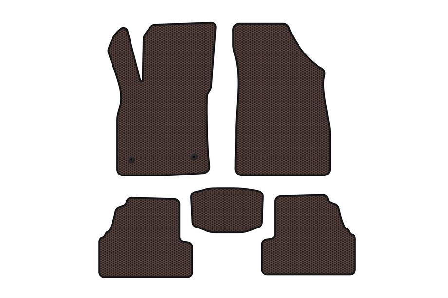Chevrolet Trax 2012-2023 Gummimatten Carsuit (2019-2023, braun) Image