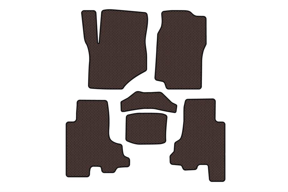Chevrolet Trailblazer 2002-2012 Gummimatten Carsuit (Braun) Image