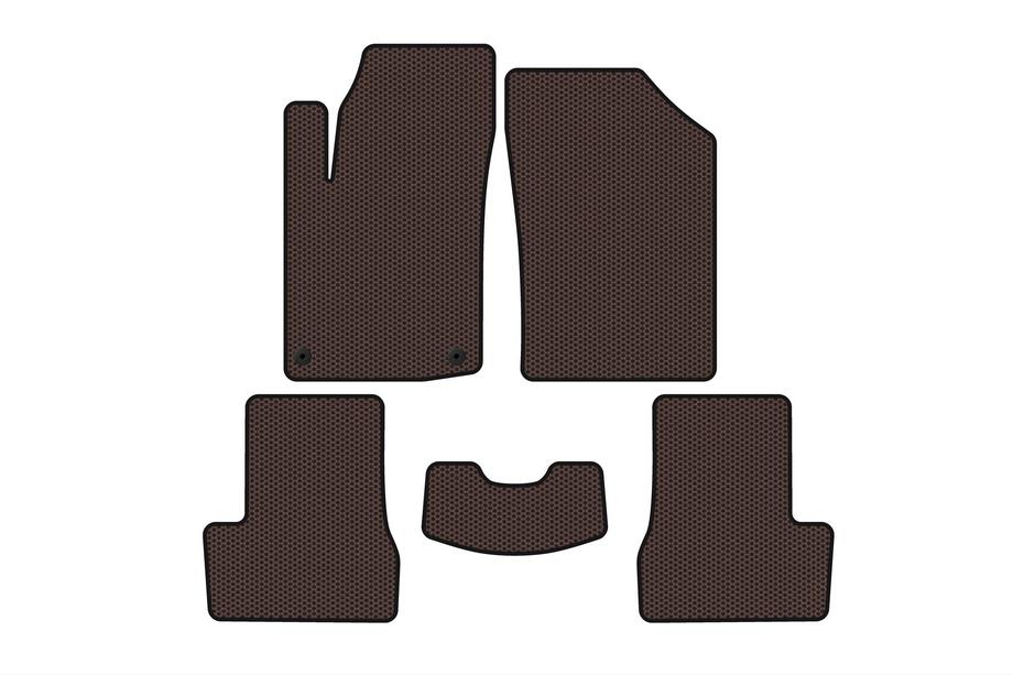 Citroen C-3 2009–2016 Gummimatten Carsuit (HB, braun) Foto 1