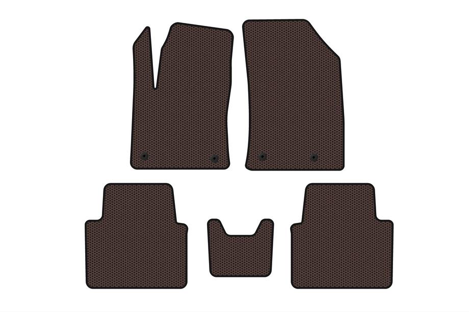 Citroen C-3 Aircross 2017-2024 Gummimatten Carsuit (Braun) Image