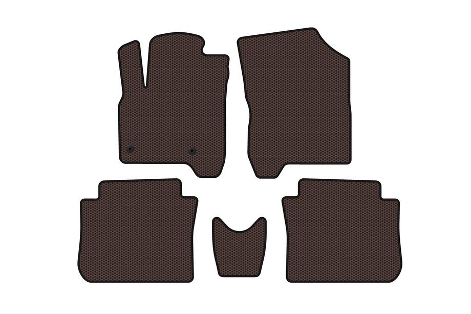 Citroen C-3 Picasso 2010-2017 Gummimatten Carsuit (Braun) Image