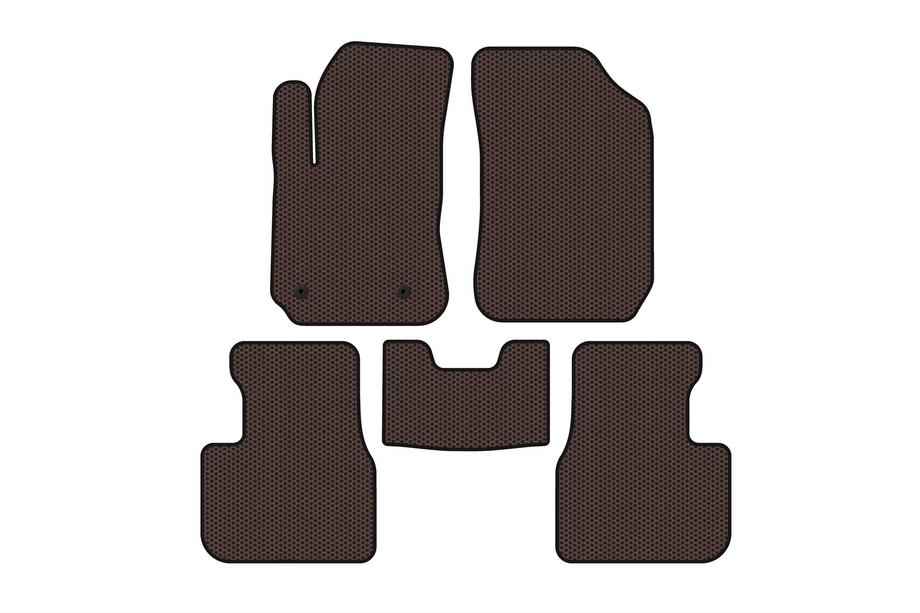 Citroen Cactus 2014-2020 Gummimatten Carsuit (Braun) Image