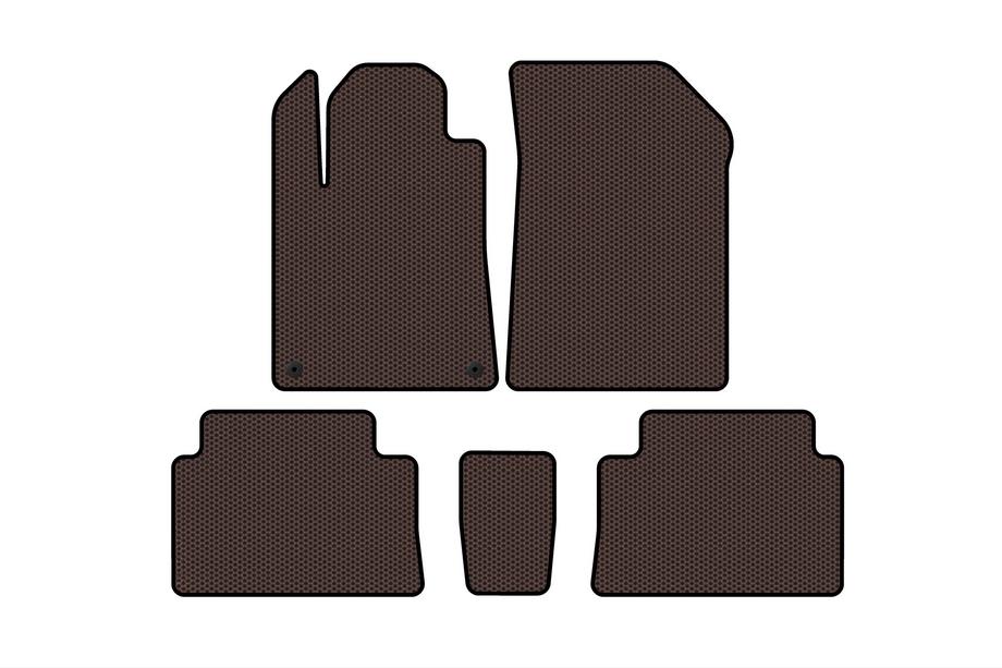 Citroen C-5 2001-2008 Gummimatten Carsuit (Braun) Image
