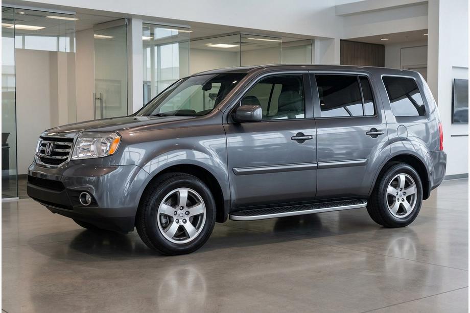Honda Pilot 2008-2015 Seitenschweller Tayga Grey (2 Stk., Aluminium) Image
